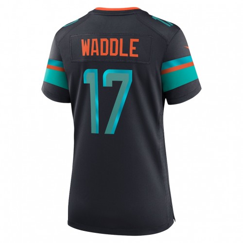 Jaylen Waddle Miami Dolphins Nike Women's 2025 Rivalries Collection Game Jersey - Pitch Blue